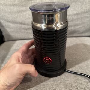 Nespresso Aeroccino3 Milk Frother - Black 3594 Tested & Very Clean